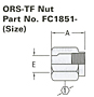 FC1851 ORS-TF Nut